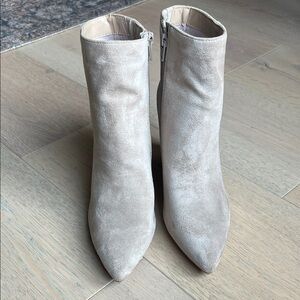a new day Cream Ankle Booties